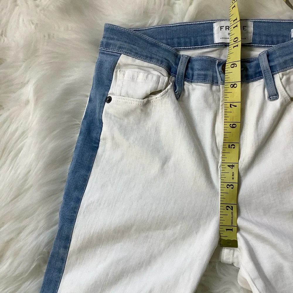 FRAME Denim‎ LE SKINNY DE JEANNE Colorblock ARIZONA Jean. $225. Size 27